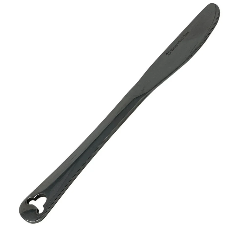 Disney Mickey Mouse Silverware KnIfe Cutout Pierced Handle Stainless‎ Flatware